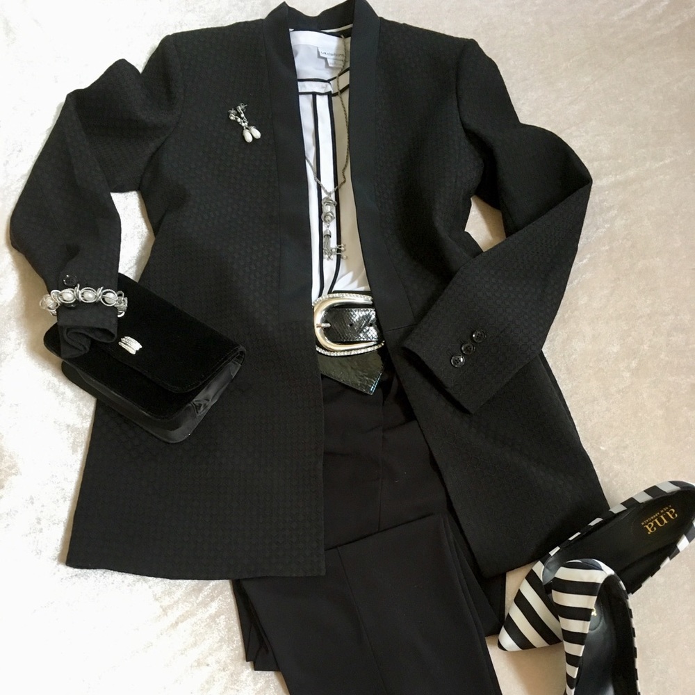 NWOT Banana Republic Long Tuxedo Jacket